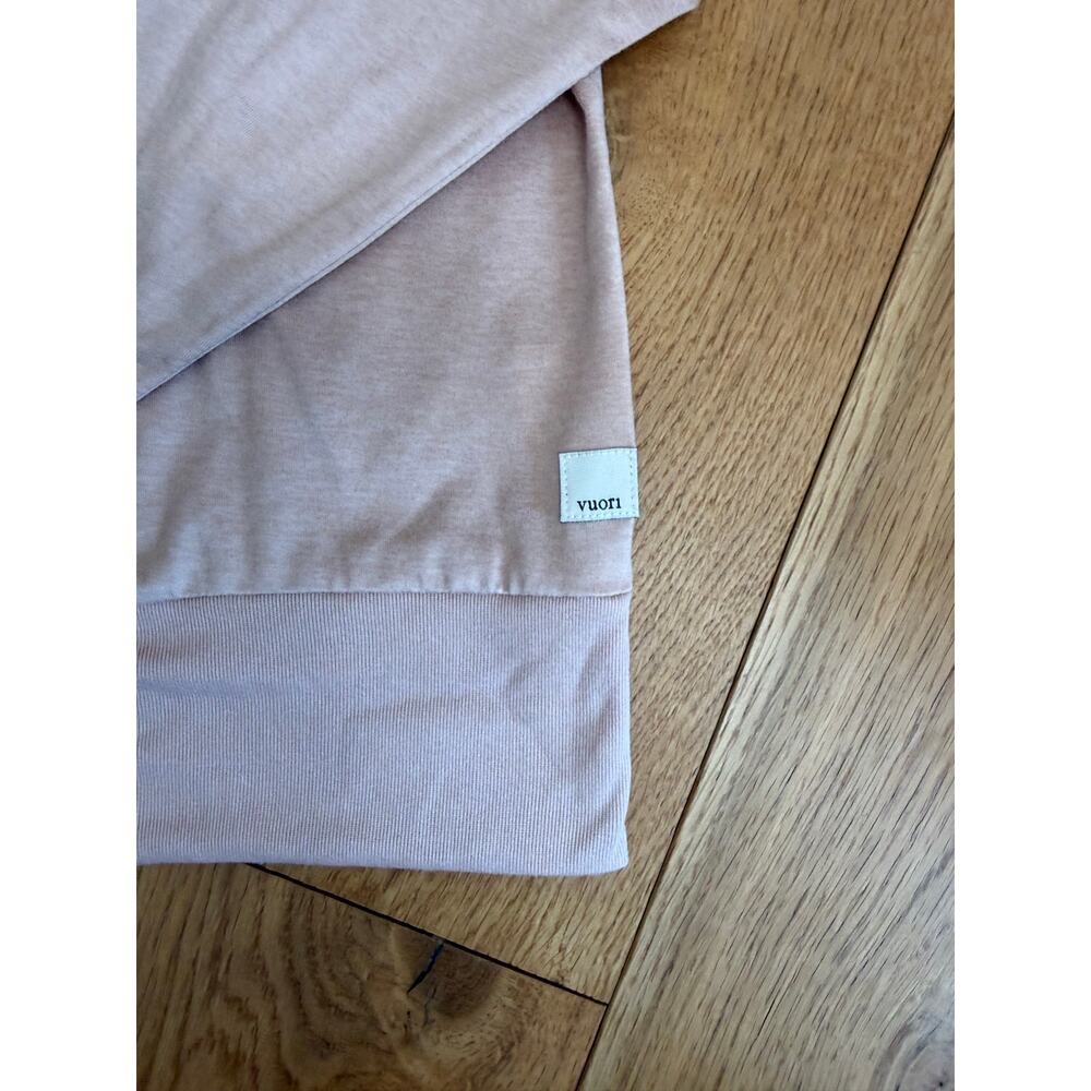 Vuori Women’s Daydream Crew Small Rosewater Heather Long Sleeve NWOT - Picture 5 of 10
